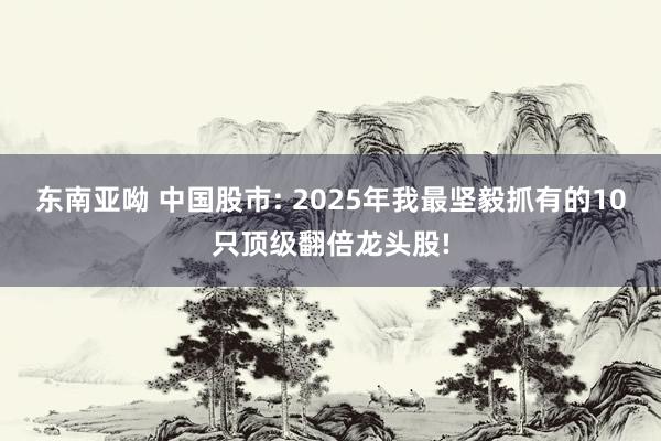 东南亚呦 中国股市: 2025年我最坚毅抓有的10只顶级翻倍龙头股!